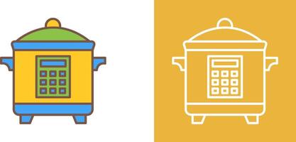 Cooker Icon Design vector