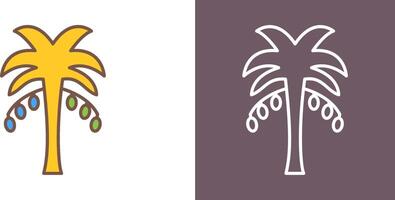 Coconut trees Icon Design vector