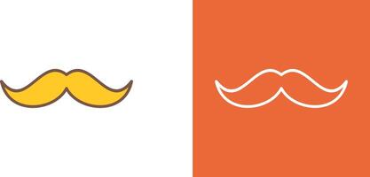 diseño de icono de bigote vector