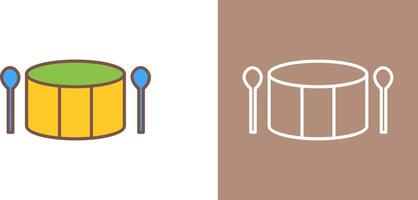 Drum Icon Design vector