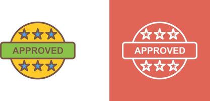 Approved Icon Design vector