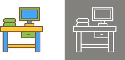 Table Icon Design vector