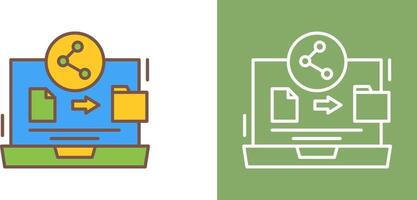 File Share Icon Design vector