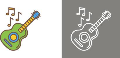 diseño de icono de guitarra vector