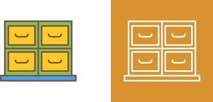 Cabinet Icon Design vector