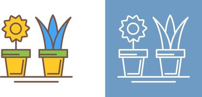 House Plants Icon Design vector