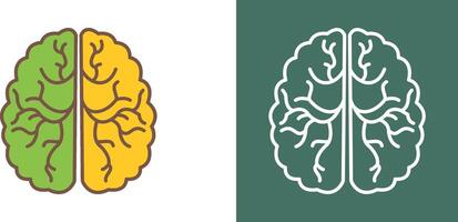 diseño de icono de cerebro vector