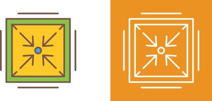 Minimize Icon Design vector