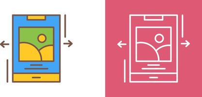 Swipe Icon Design vector