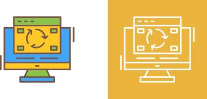 Update Icon Design vector