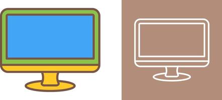 Monitor Icon Design vector