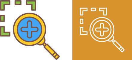 Zoom In Icon Design vector