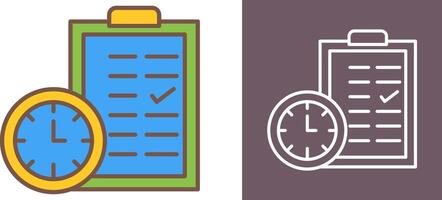 Time Planing Icon Design vector