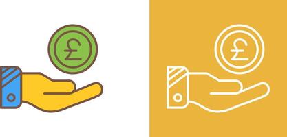Pound Icon Design vector