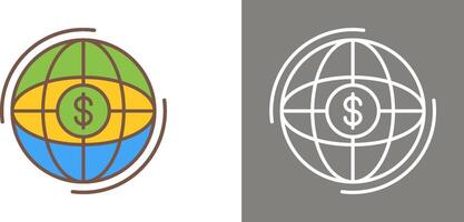 Globe Icon Design vector