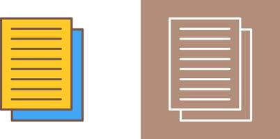 Document Icon Design vector