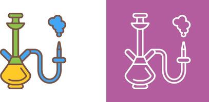 Hookah Icon Design vector