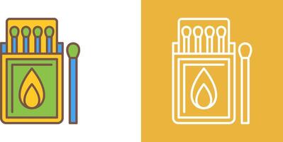 Match Box Icon Design vector