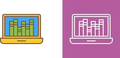 Online Library Icon Design vector