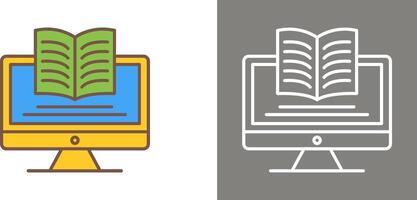 Digital Learning Icon Design vector