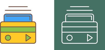 Atm Card Icon Design vector