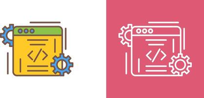 Coding Icon Design vector