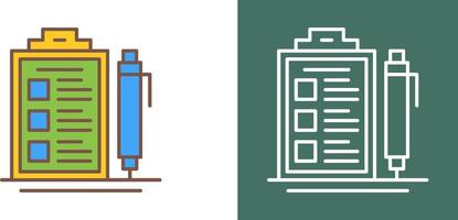 Check List Icon Design vector