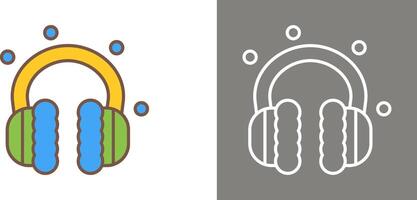 Earmuff Icon Design vector