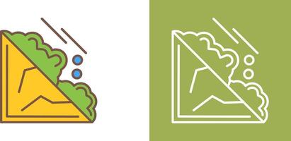 Avalanche Icon Design vector