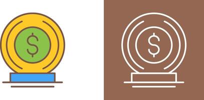 diseño de icono de moneda vector