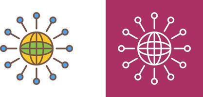 Networking Icon Design vector
