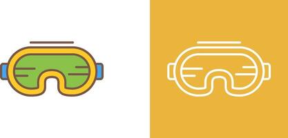 Goggle Icon Design vector