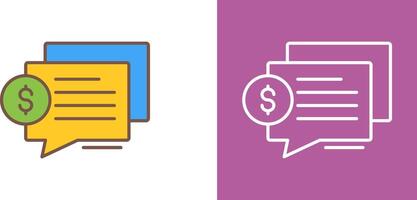 Dialog Icon Design vector
