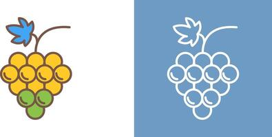 diseño de icono de uvas vector