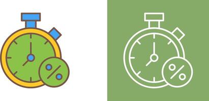 Timer Icon Design vector