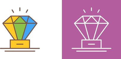 diseño de icono de diamante vector