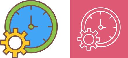 Time Setting Icon Design vector