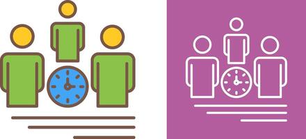 Team Management Icon Design vector
