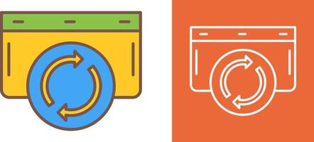 Refresh Icon Design vector