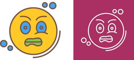 Grimacing Icon Design vector