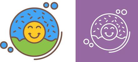 diseño de icono de donut vector