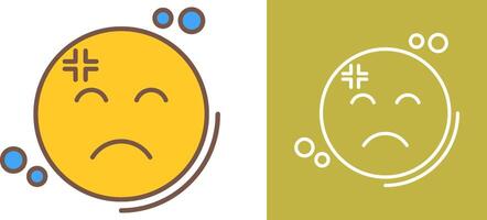 Dissapointment Icon Design vector