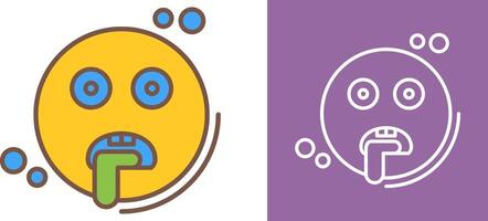 Drooling Icon Design vector