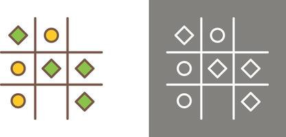 Tic Tac Toe Icon Design vector