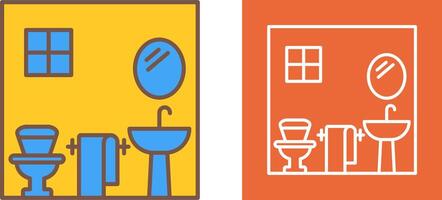 diseño de icono de baño vector