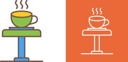 Coffee Table Icon Design vector