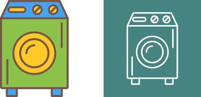 Washing Machine Icon Design vector