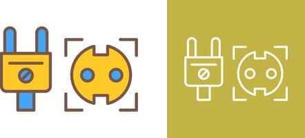Socket Icon Design vector
