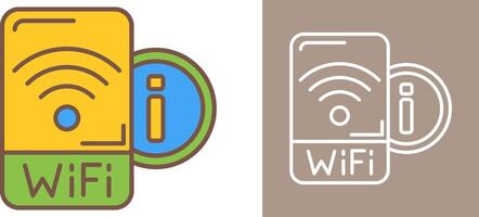 Wifi señal icono diseño vector