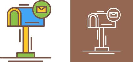 Mail Box Icon Design vector